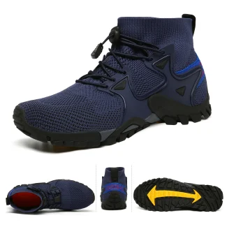 New Mesh Breathable Hiking Shoes Mens Sneakers Outdoor Trail Trekking Mountain Climbing Sports Shoes