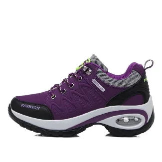 Y Women Outdoor Hiking Sneakers Off-road Tourist air Cushion Heightened Soft Sole Walking Sports Running Platform Casual Shoes